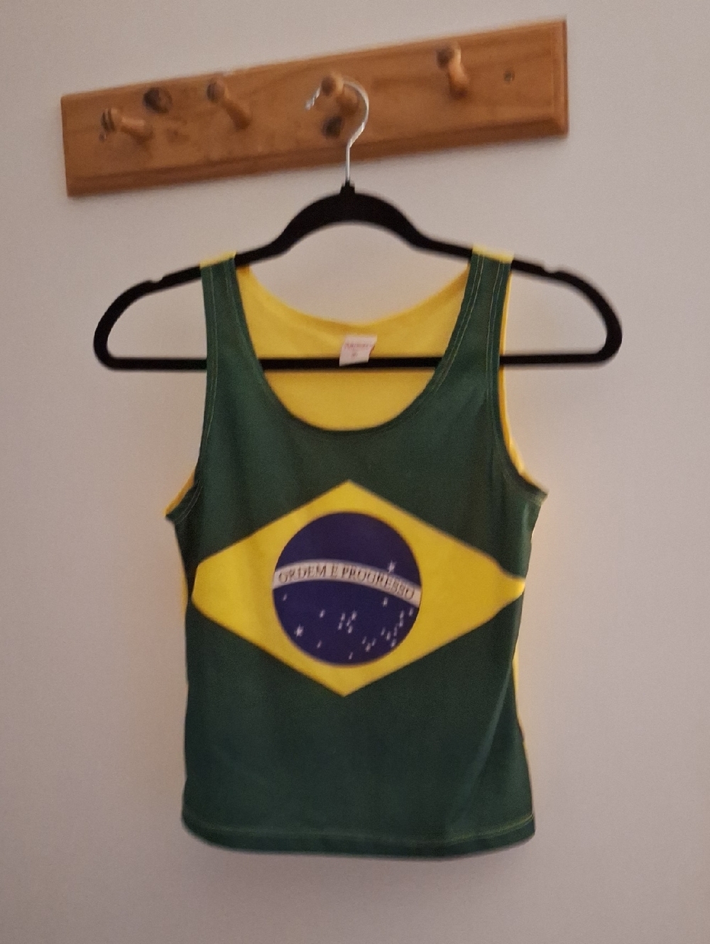 Brazil Flag Tank Top